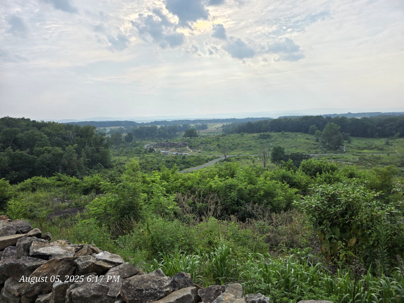 Wide battlefield overlook