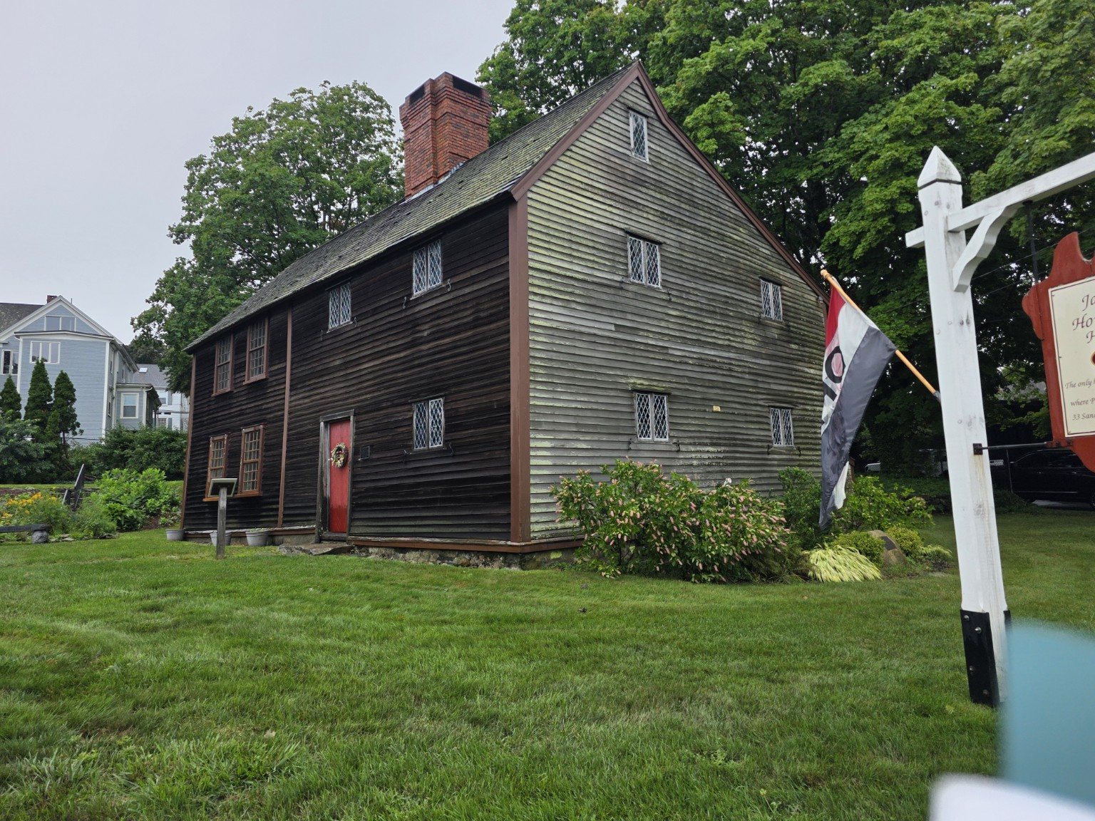 Exterior of the Jabez Howland House in Plymouth