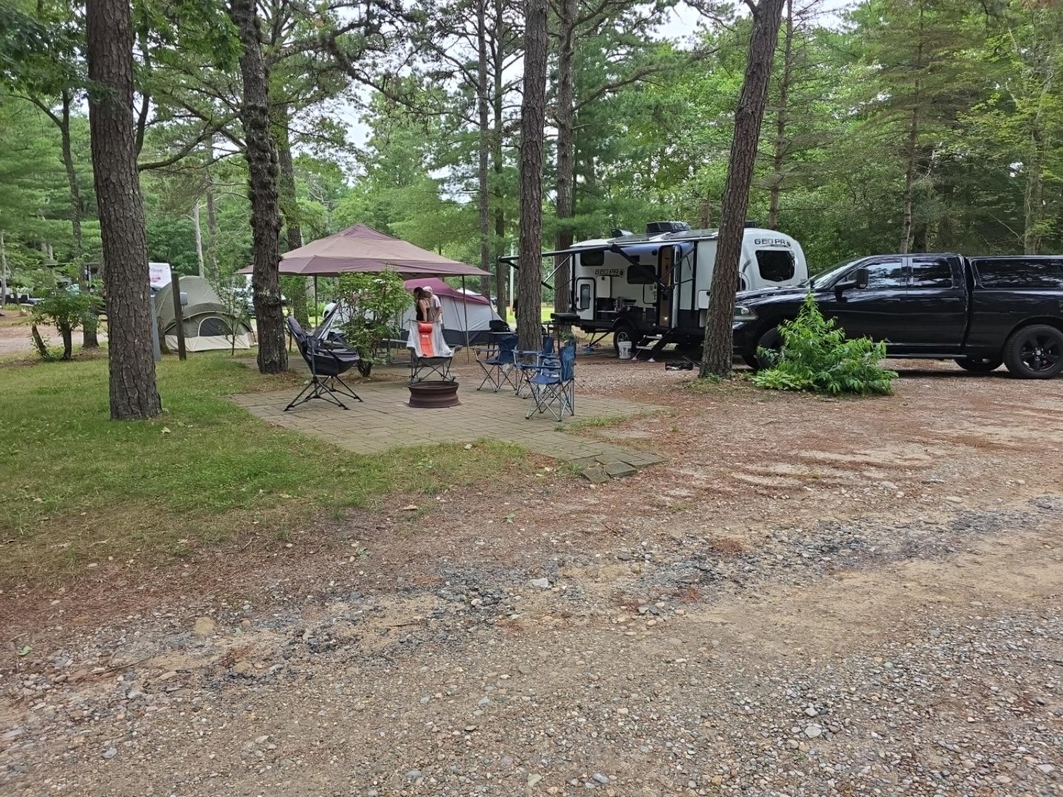 Trail Tater campsite in Plymouth