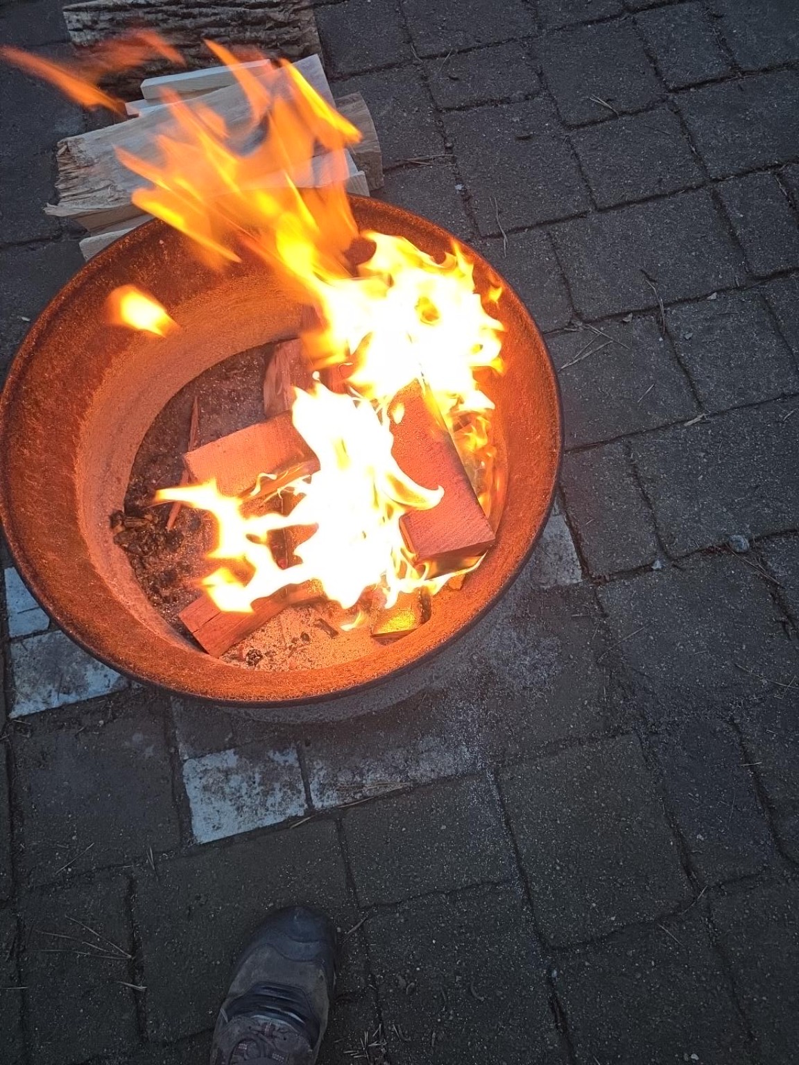 Campfire growing stronger