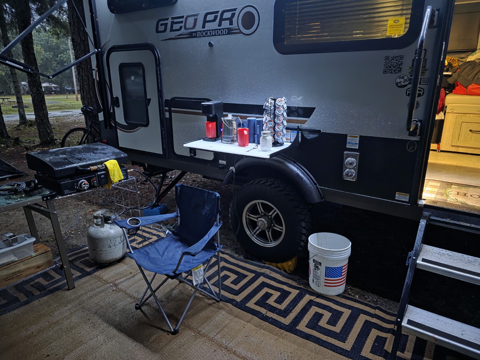 Trail Tater camp kitchen