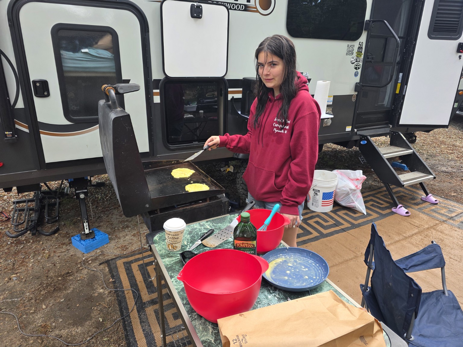 Cooking on the Trail Tater Blackstone