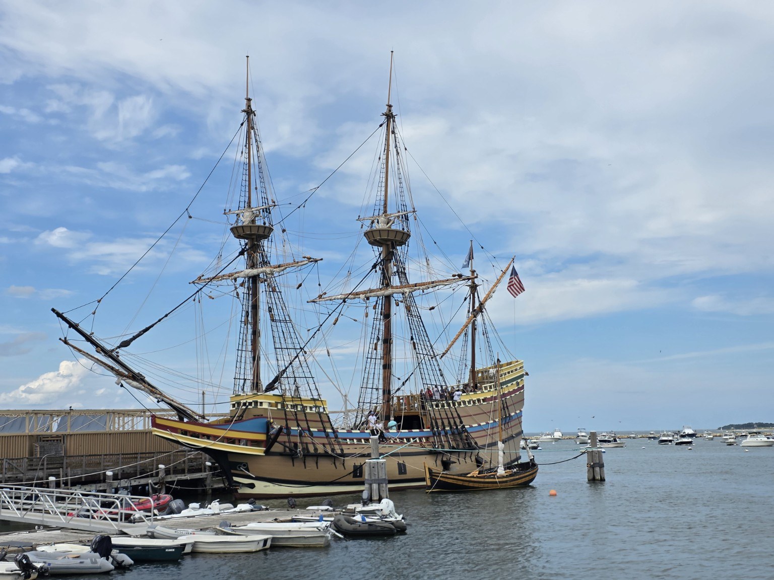 Mayflower II in Plymouth Harbor